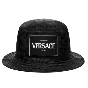 VERSACE LOGO BUCKET HAT