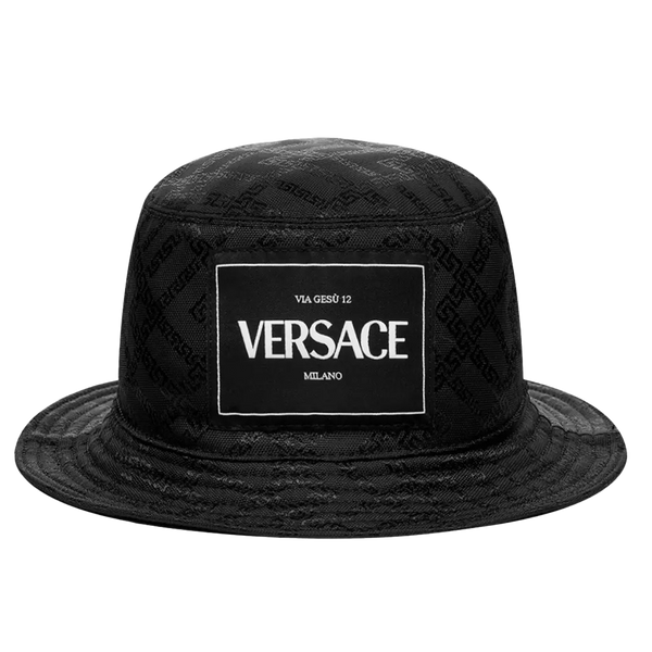 VERSACE LOGO BUCKET HAT