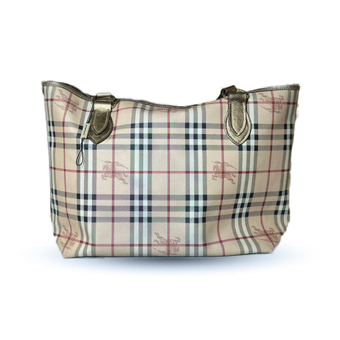 Burberry Haymarket Tote