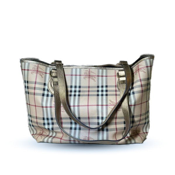 Burberry Haymarket Tote