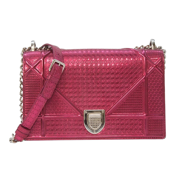 DIORAMA LEATHER CROSSBODY BAG