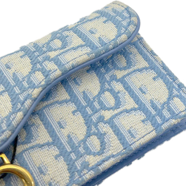 Dior Saddle Bloom Card Holder