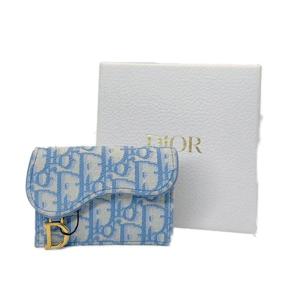 Dior Saddle Bloom Card Holder