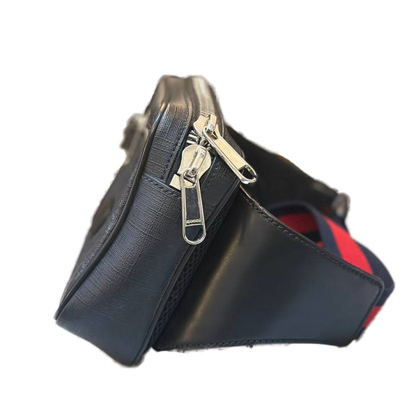 GG Supreme Black Belt Bag