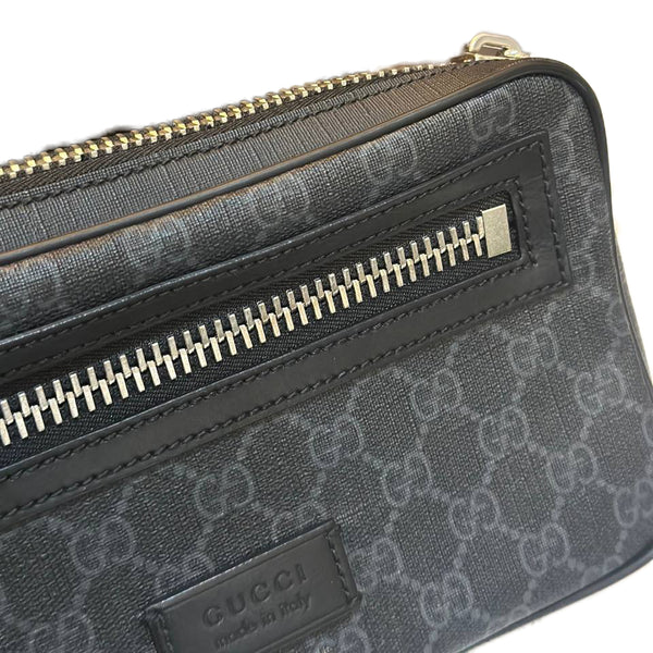 GG Supreme Black Belt Bag