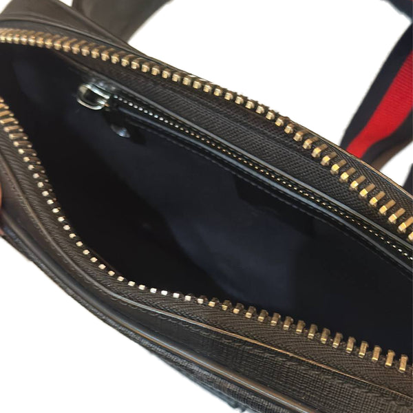 GG Supreme Black Belt Bag