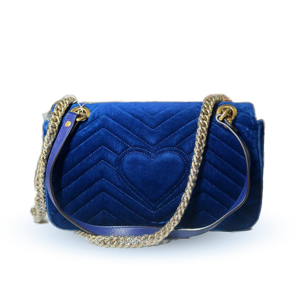 GG Marmont Velvet Blue
