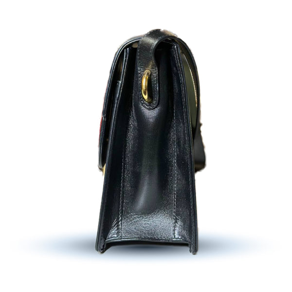 Gucci Black GG Ring Crossbody