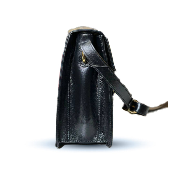 Gucci Black GG Ring Crossbody