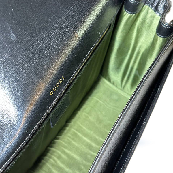 Gucci Black GG Ring Crossbody