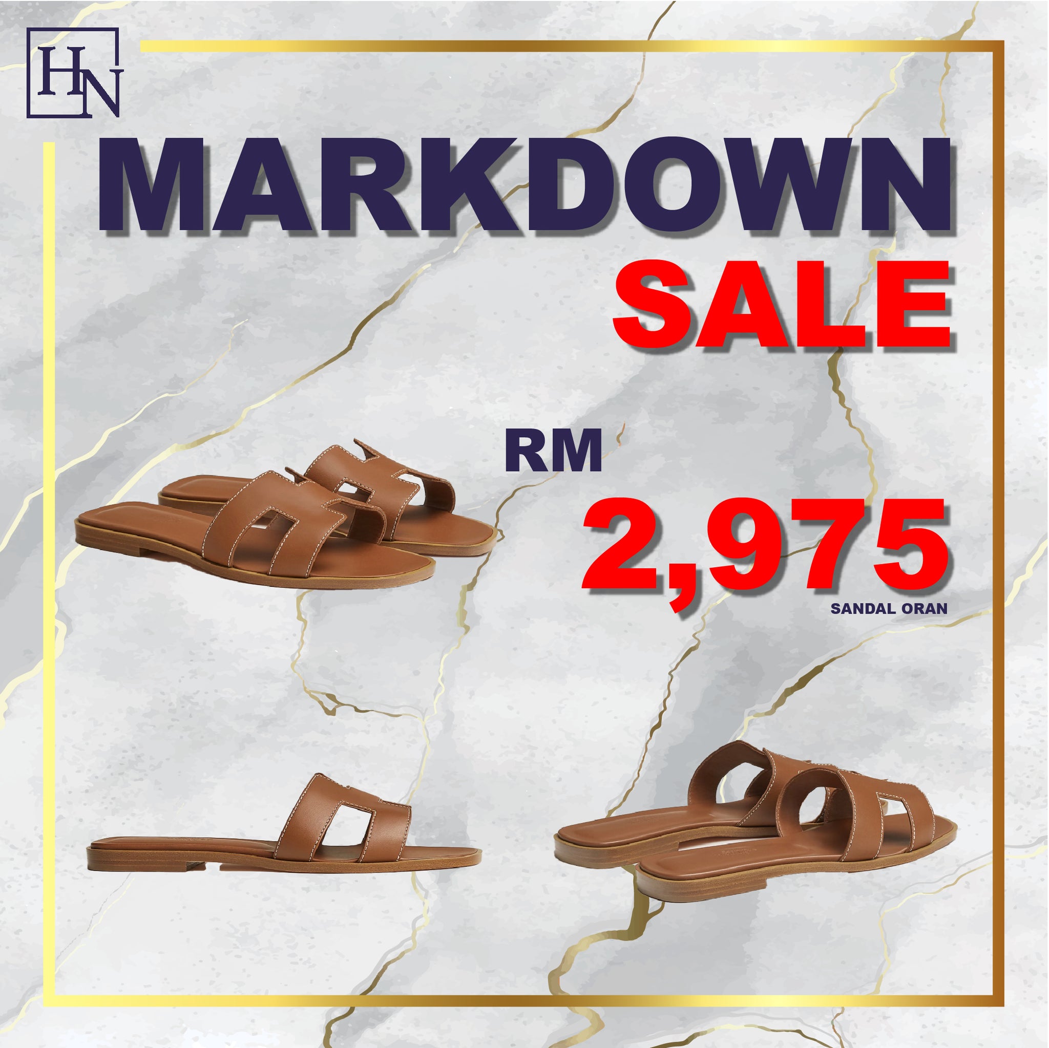 (PRE-ORDER) ORAN SANDAL HERMED