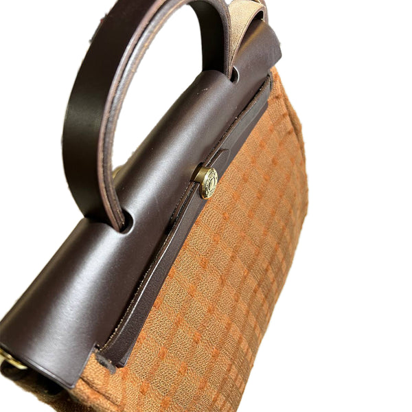 Hermes Herbag Canvas Waffle 31