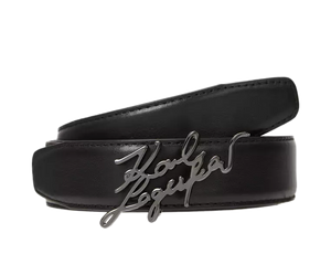 Karl Lagerfeld - Signature Leather Belt