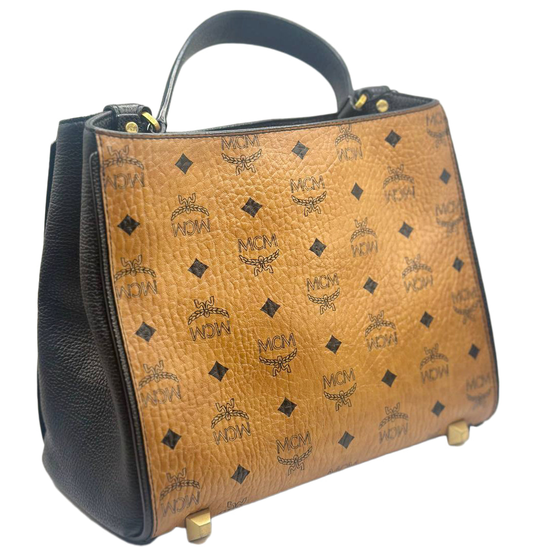 MCM Corina Top Handle Bag Small