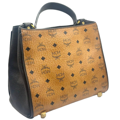MCM Corina Top Handle Bag Small