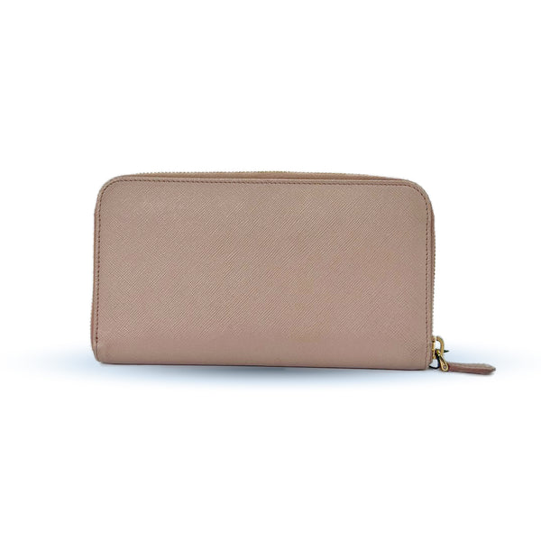 Prada Saffiano Leather Long Wallet