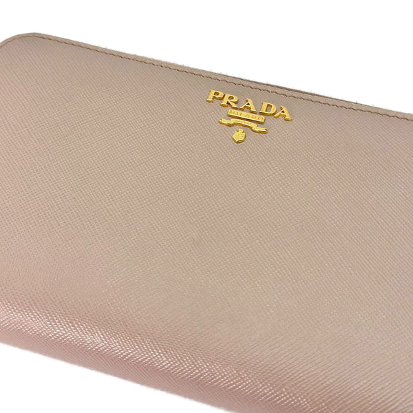 Prada Saffiano Leather Long Wallet