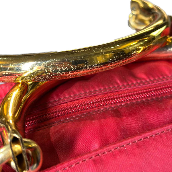 Prada Tessuto Metallo Tote