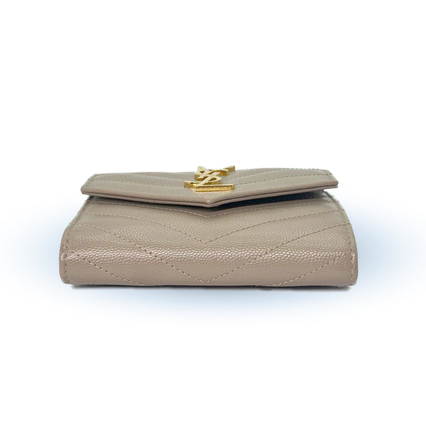 YSL CASSANDRE MATELASSÉ SMALL ENVELOPE WALLET