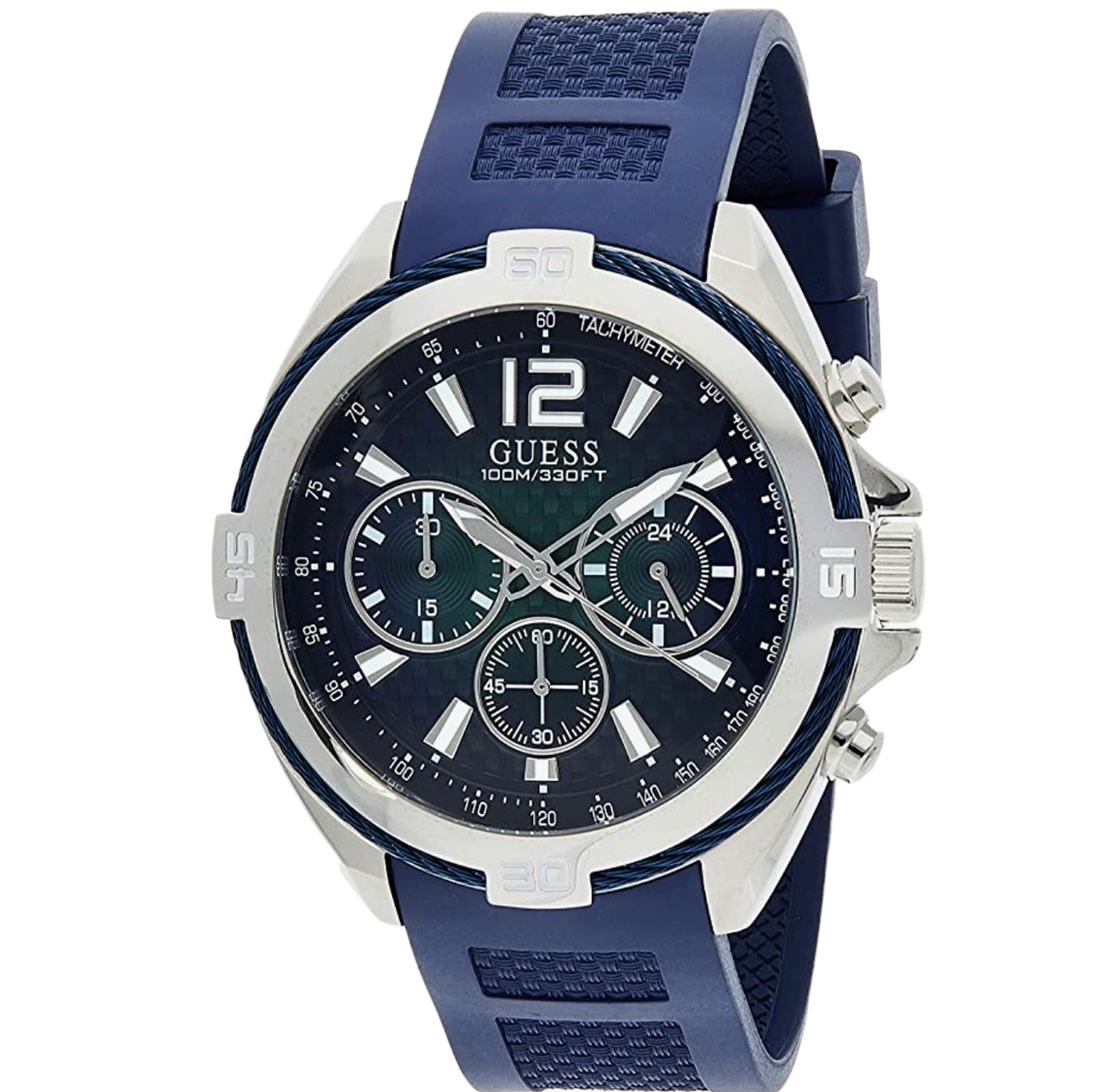 Watch Man Guess Surge W1168G1 Rubber Blue