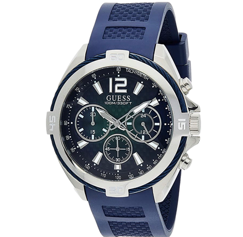 Watch Man Guess Surge W1168G1 Rubber Blue