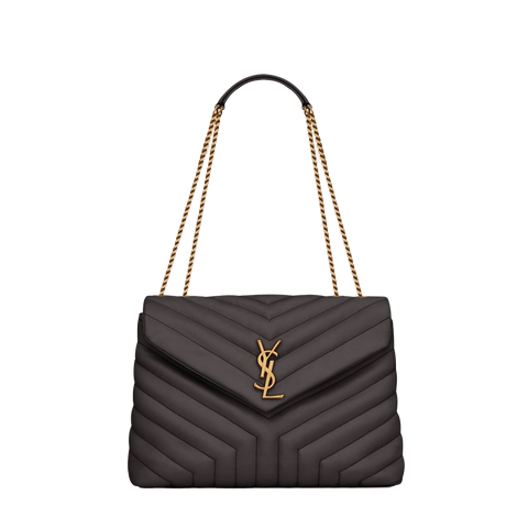 LOULOU MEDIUM CHAIN BAG IN QUILTED "Y" LEATHER