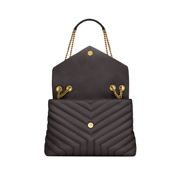 LOULOU MEDIUM CHAIN BAG IN QUILTED "Y" LEATHER