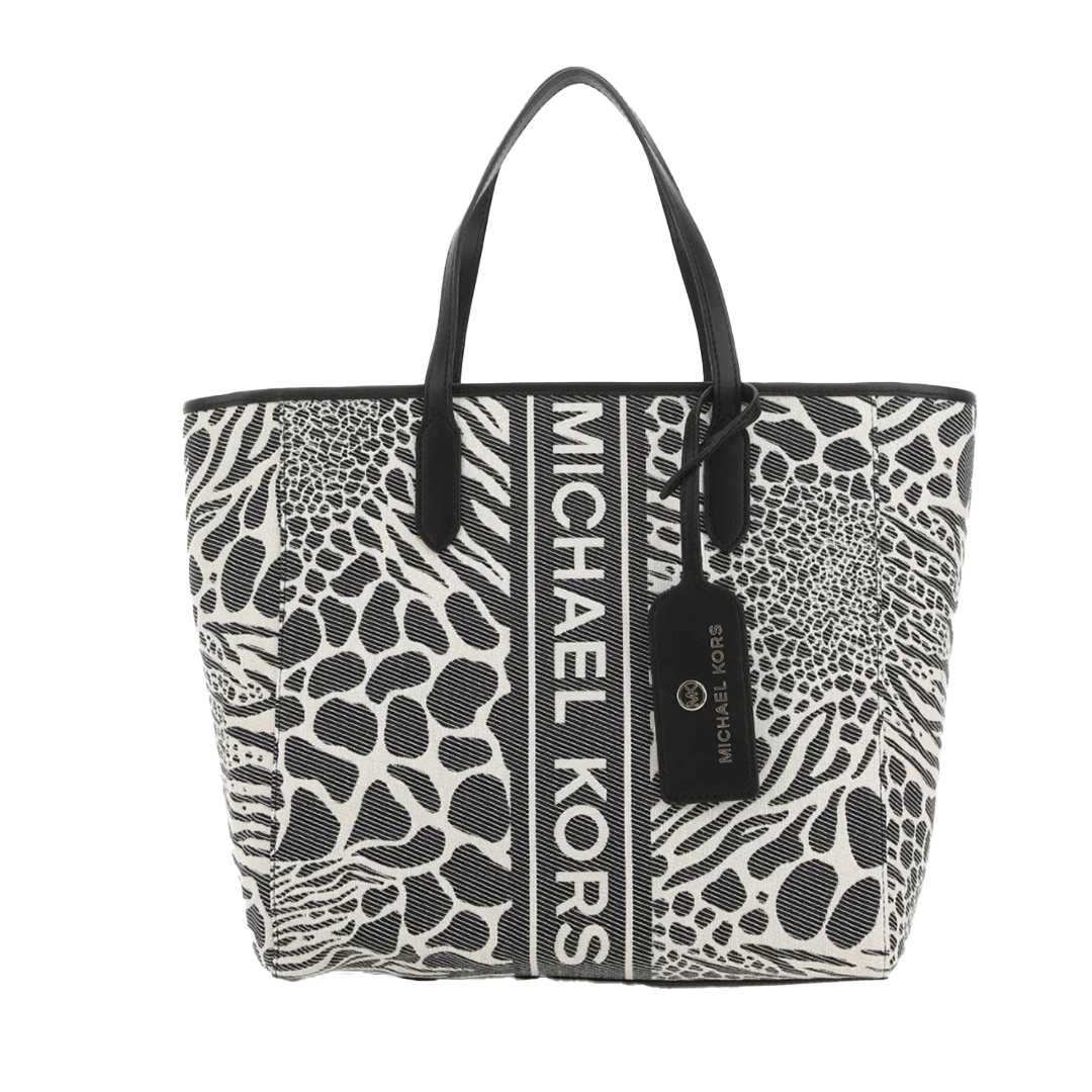 Michael Kors Sinclair Eat West Animal Print Large Grab Tote