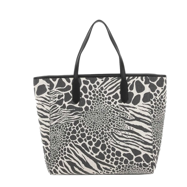 Michael Kors Sinclair Eat West Animal Print Large Grab Tote