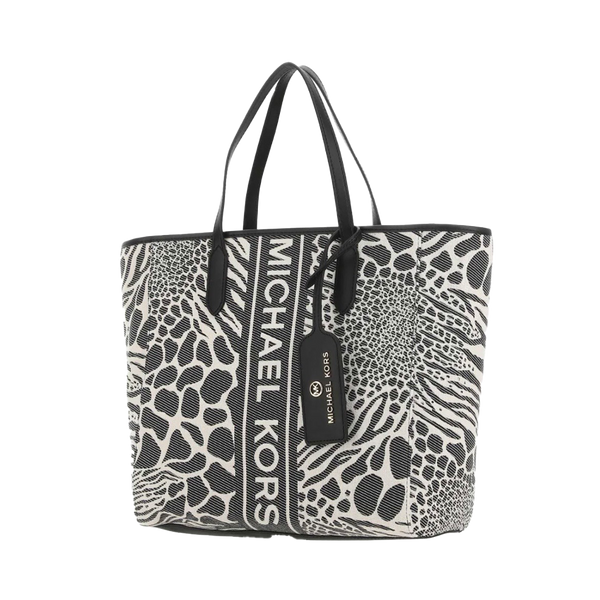 Michael Kors Sinclair Eat West Animal Print Large Grab Tote