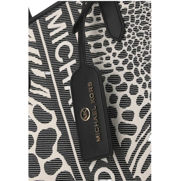 Michael Kors Sinclair Eat West Animal Print Large Grab Tote
