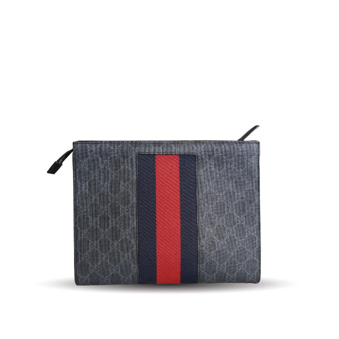 GUCCI Supreme GG Web Clutch