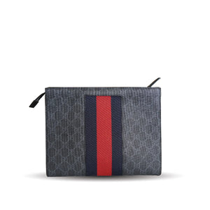 GUCCI Supreme GG Web Clutch