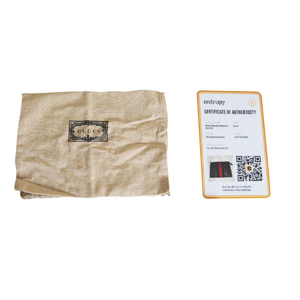 GUCCI Supreme GG Web Clutch