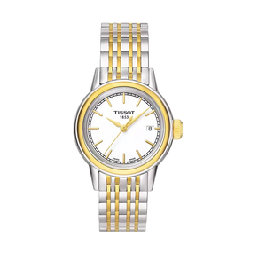 Tissot Women's T0852102201100 Carson Analog Display Swiss Quartz Two Tone Watch