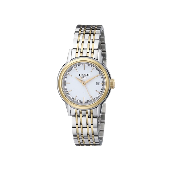 Tissot Women's T0852102201100 Carson Analog Display Swiss Quartz Two Tone Watch