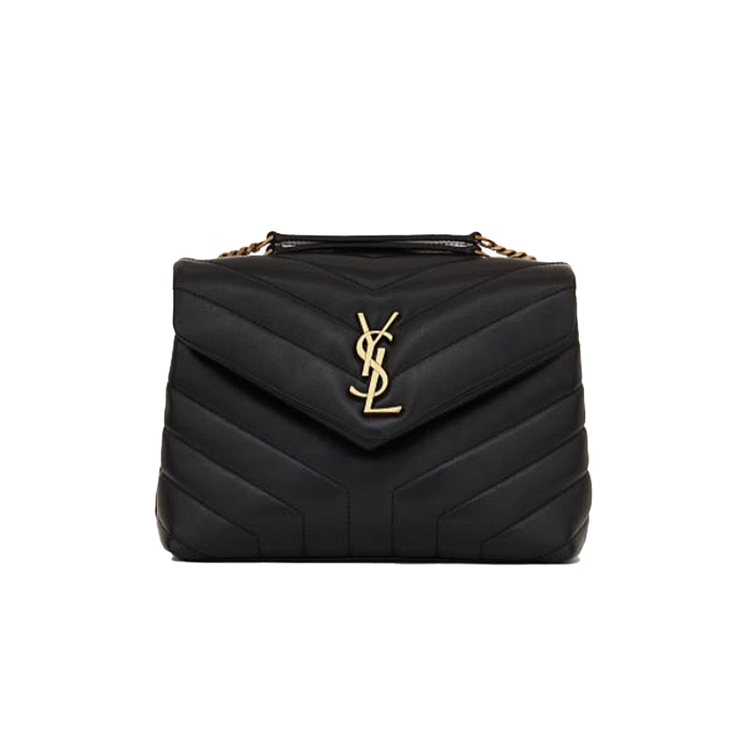 LOULOU SMALL CHAIN BAG IN QUILTED "Y" LEATHER