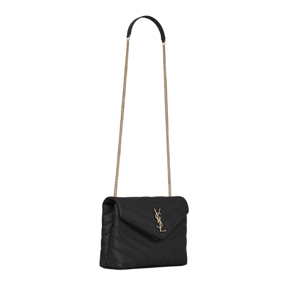 LOULOU SMALL CHAIN BAG IN QUILTED "Y" LEATHER