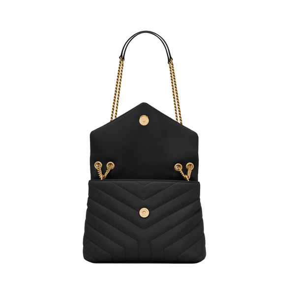 LOULOU SMALL CHAIN BAG IN QUILTED "Y" LEATHER
